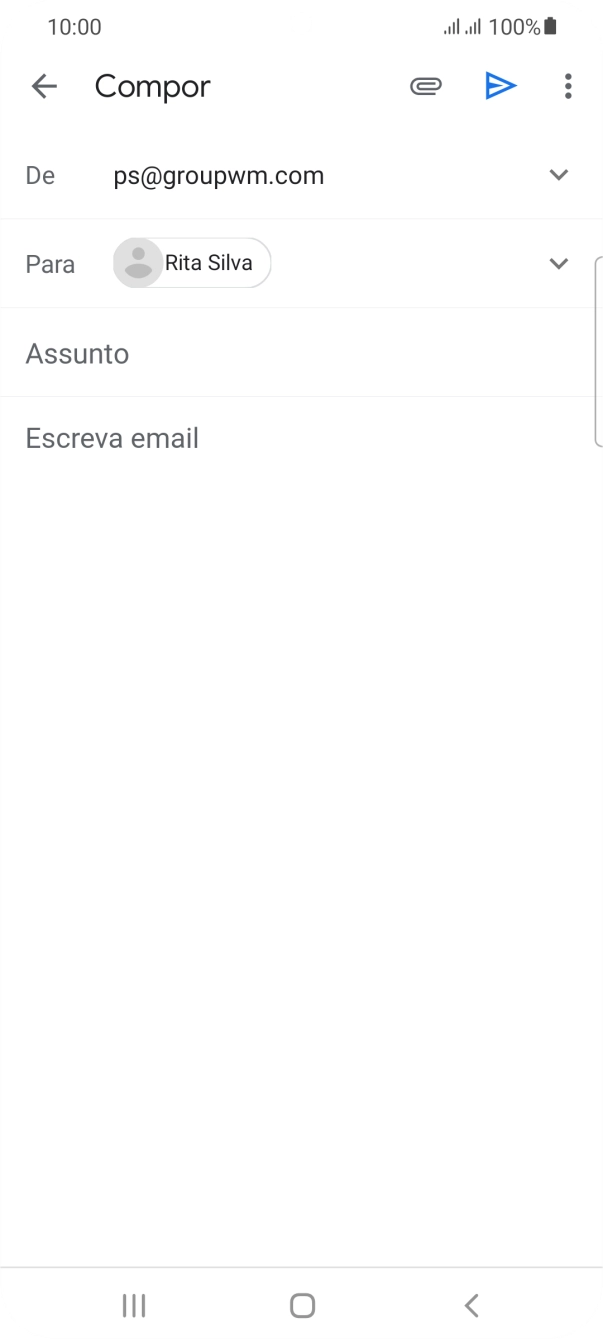 Prima Assunto e introduza o assunto pretendido.