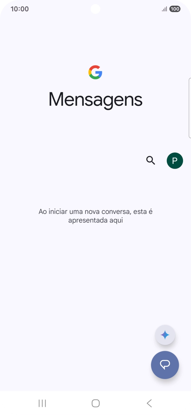 Prima o ícone de perfil.