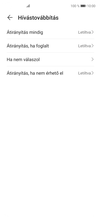 Húzd az ujjad felfelé a kijelző aljáról, hogy visszatérj a kezdőképernyőhöz.