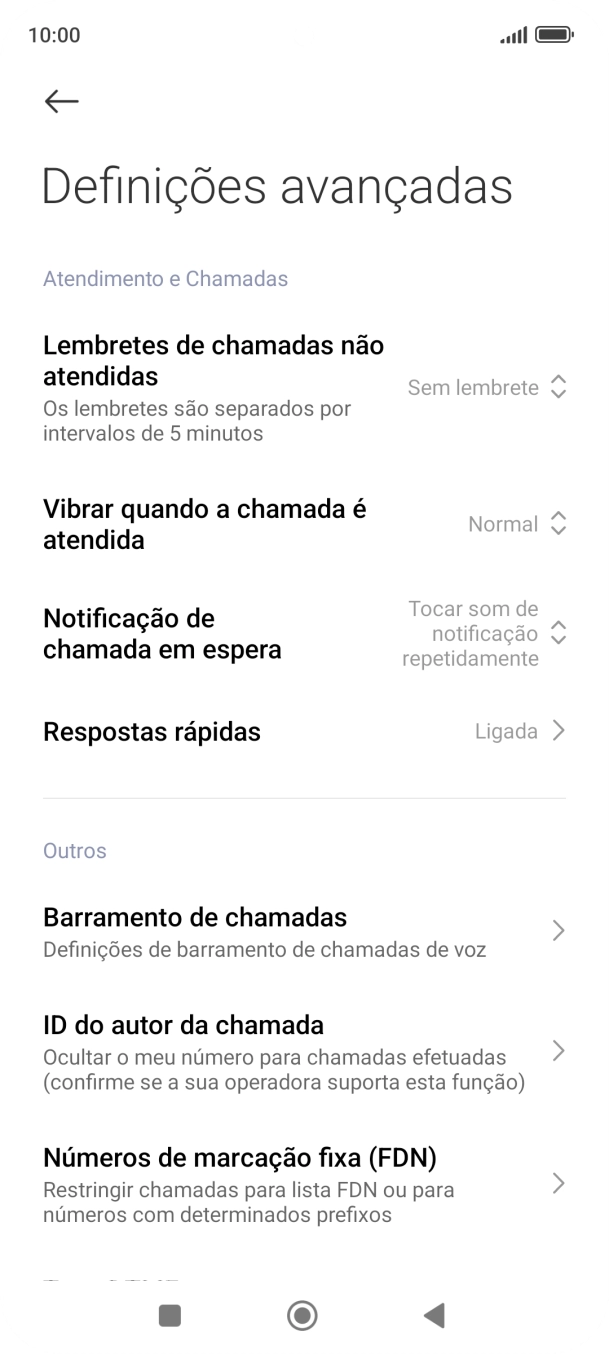 Prima Números de marcação fixa (FDN).