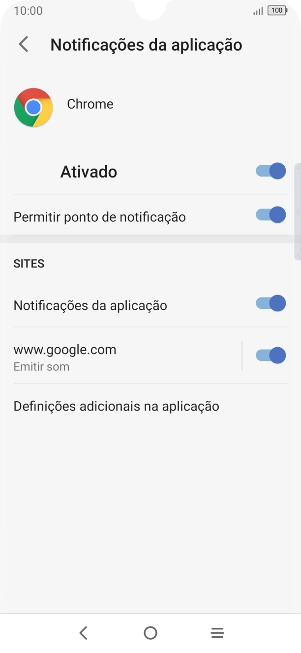 Prima o indicador sob 