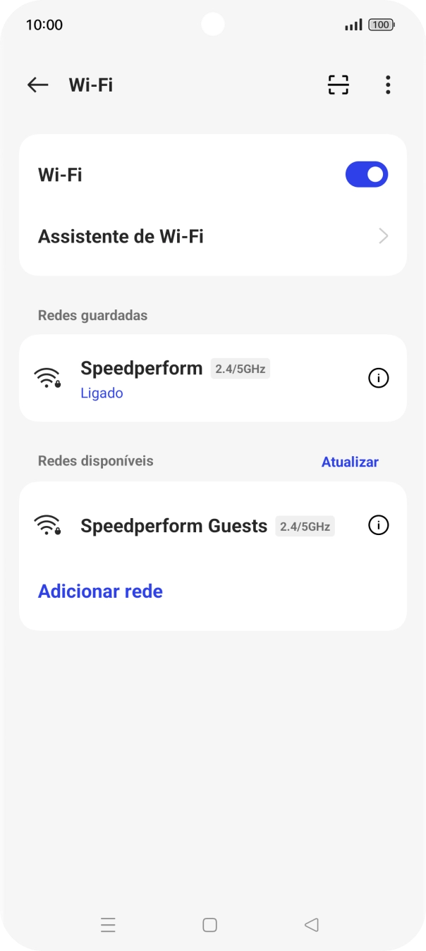 Prima a tecla de início para terminar e voltar ao ecrã inicial.
