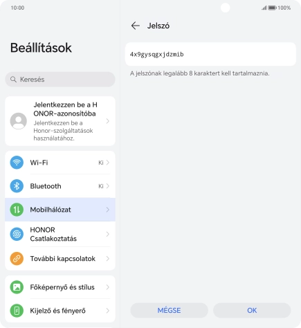 Válaszd az OK lehetőséget.