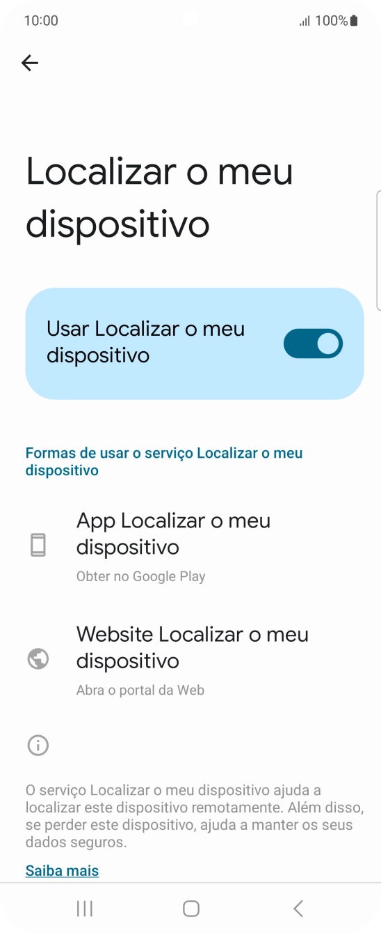 Prima a tecla de início para terminar e voltar ao ecrã inicial.
