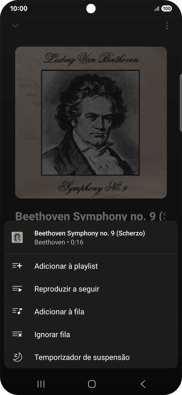 Prima o ícone para adicionar.