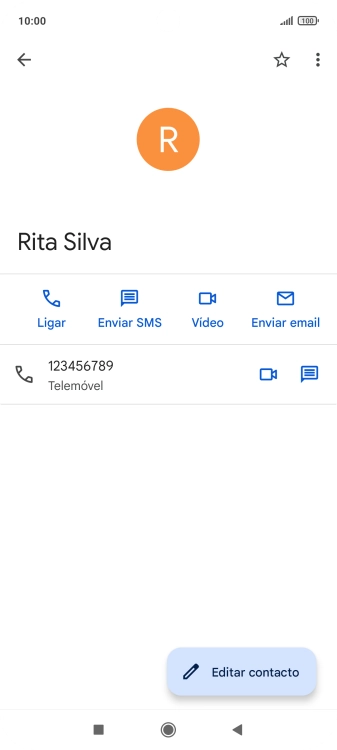 Prima a tecla de início para terminar e voltar ao ecrã inicial.