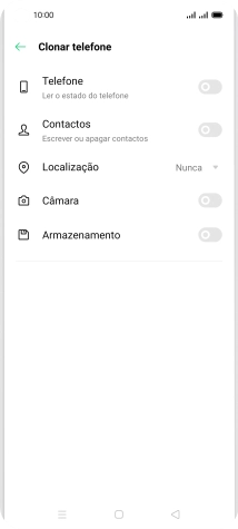 Prima a lista suspensa junto a 