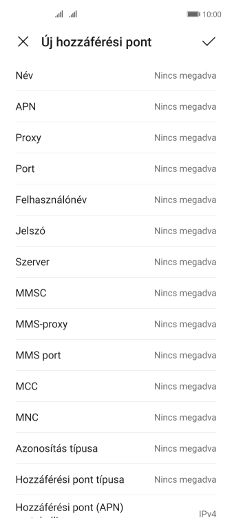 Válaszd a Név lehetőséget.