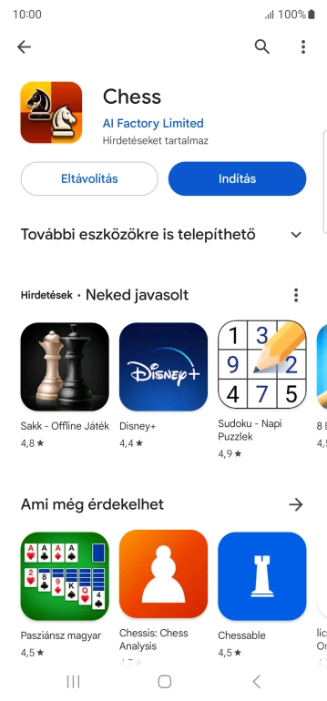 A befejezéshez, és ahhoz, hogy visszatérhess a főképernyőhöz, nyomd meg a főgombot.