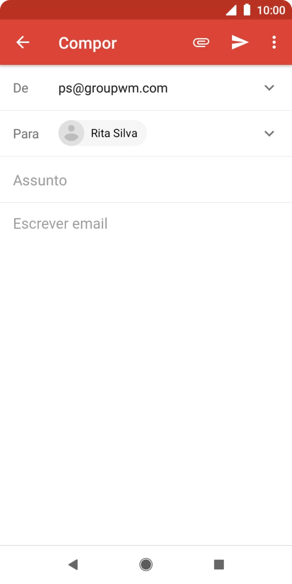 Prima Assunto e introduza o assunto pretendido.