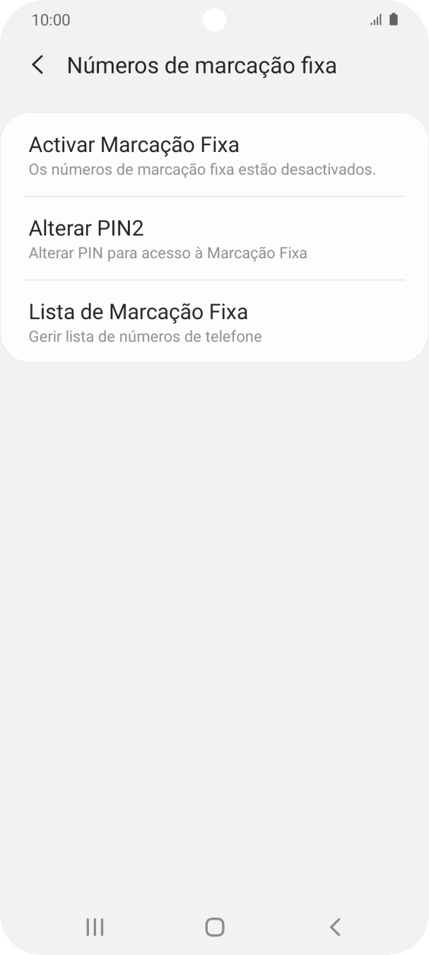 Prima Activar Marcação Fixa.