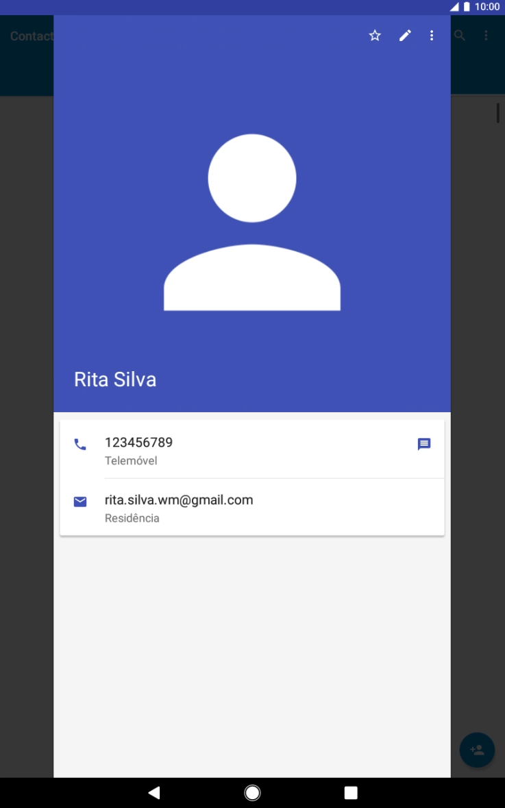 Prima o número pretendido.