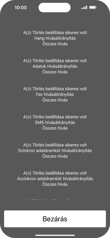 Válaszd a Bezárás lehetőséget.
