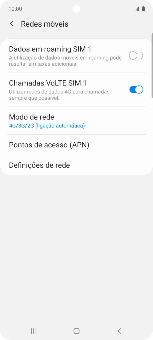 Prima Pontos de acesso (APN).