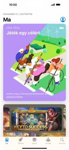 Válaszd a Keresés lehetőséget.