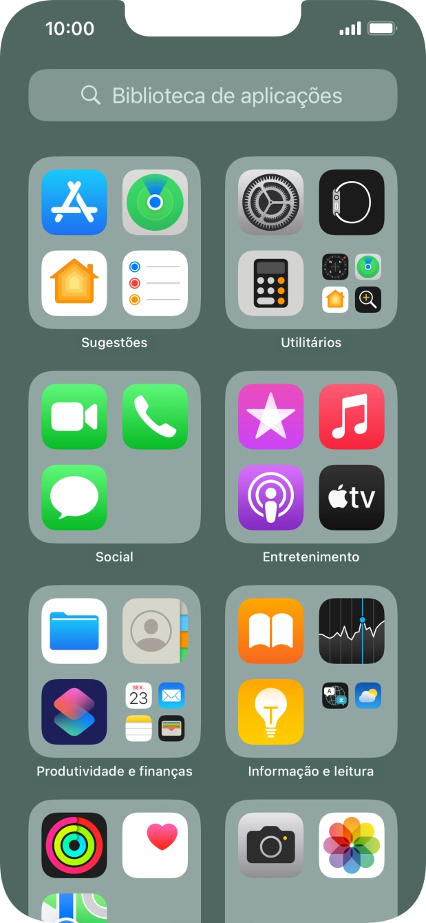 Prima a app pretendida.