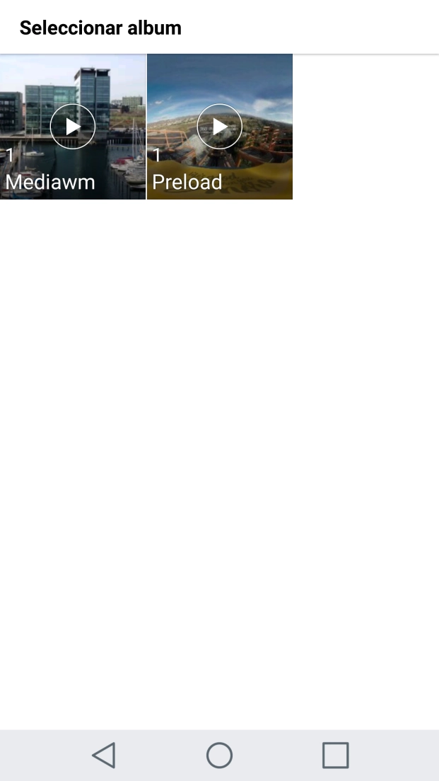 Prima o clipe de vídeo pretendido.