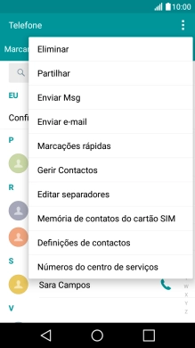 Prima Gerir Contactos.