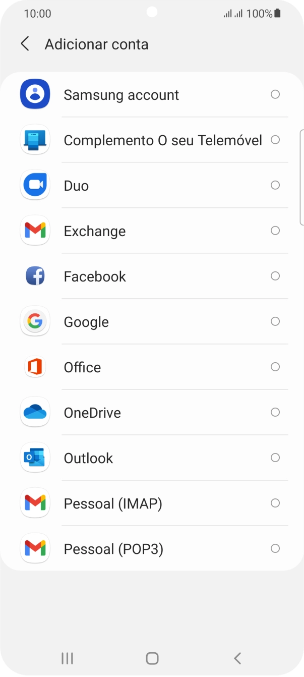 Prima Pessoal (IMAP).