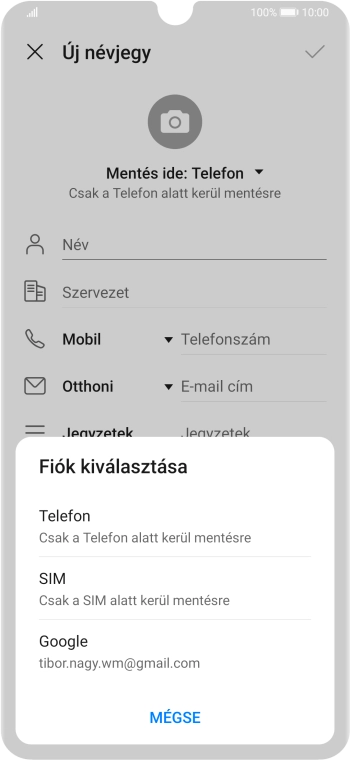 Válaszd a Telefon lehetőséget.