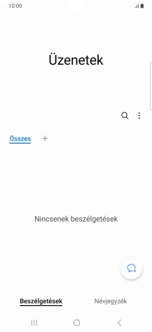 Kattints a menü ikonra.