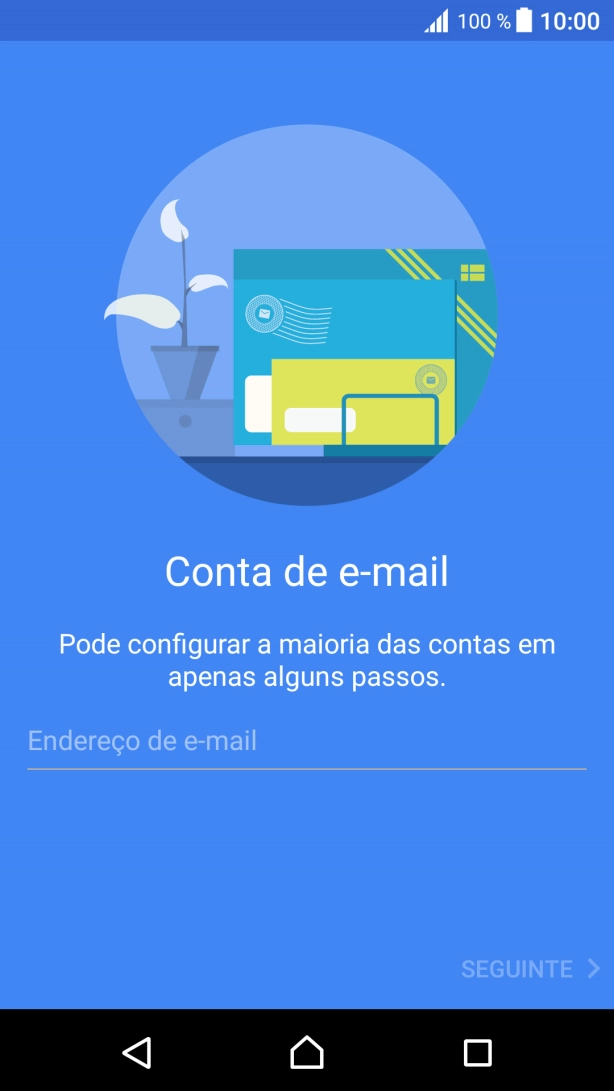 Prima Endereço de e-mail e introduza o seu endereço de e-mail Vodafone.