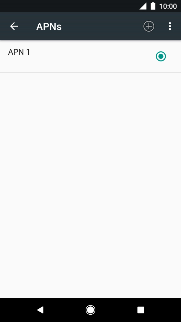 Prima o ícone de nova ligação de dados.