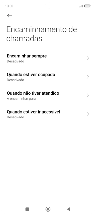 Prima a tecla de início para terminar e voltar ao ecrã inicial.