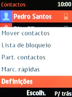 Escolha Definições.