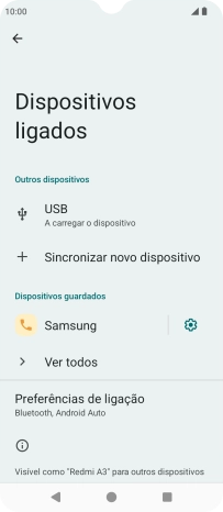 Prima a tecla de início para terminar e voltar ao ecrã inicial.
