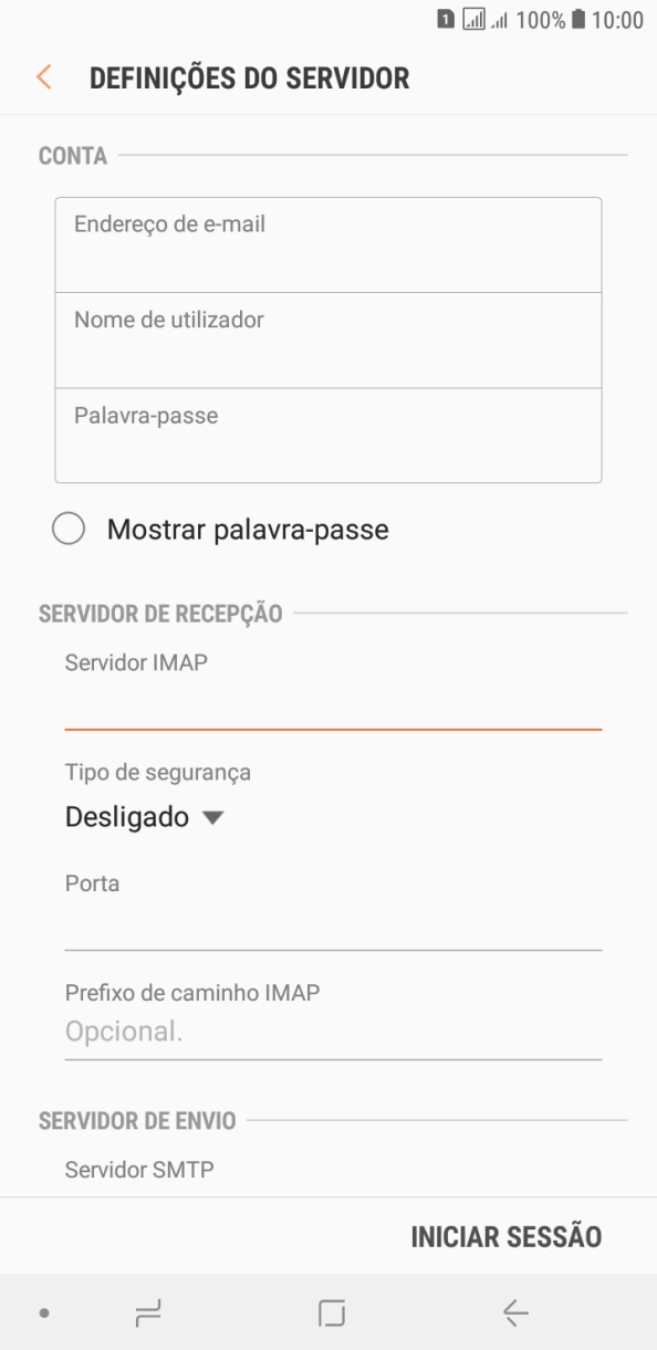Prima a lista suspensa sob 