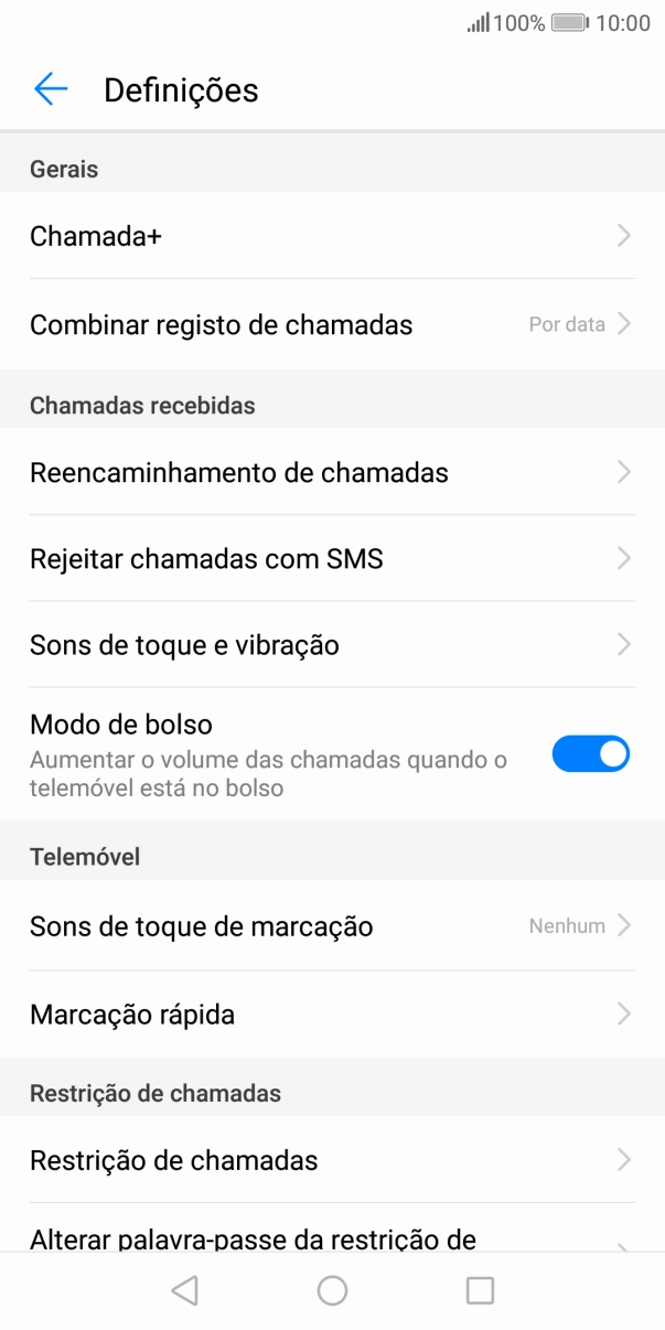Prima Reencaminhamento de chamadas.