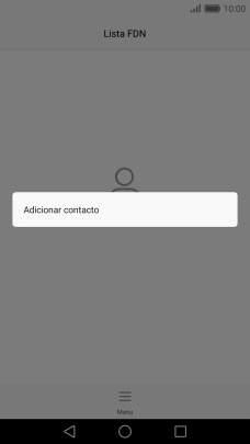 Prima Adicionar contacto.