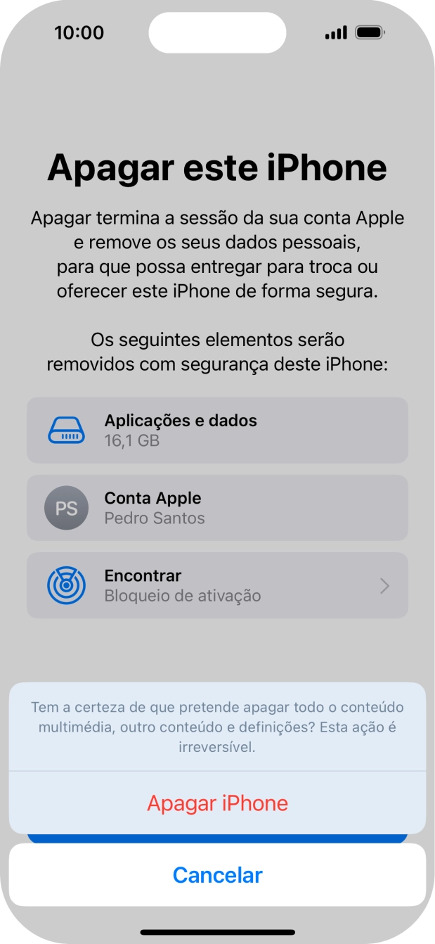 Prima Apagar iPhone.