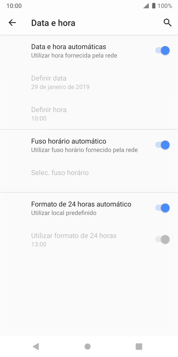 Prima a tecla de início para terminar e voltar ao ecrã inicial.