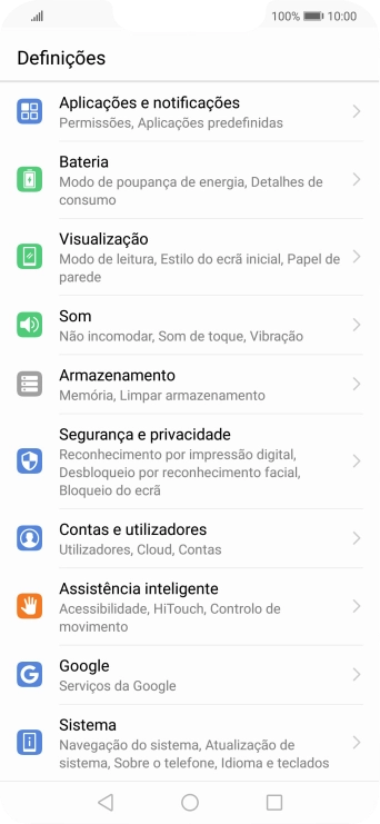 Prima Contas e utilizadores.