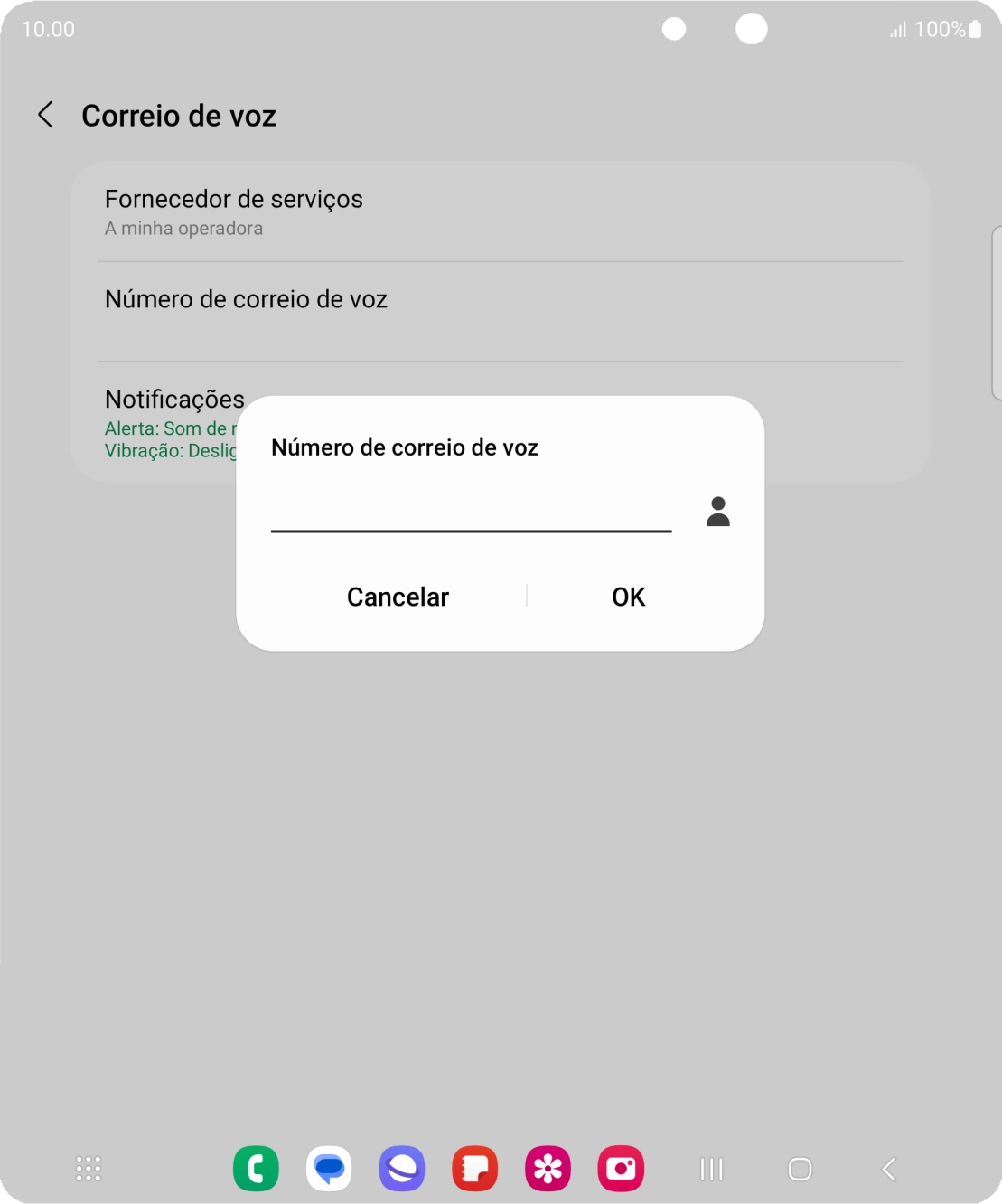 Introduza 123 e prima OK.