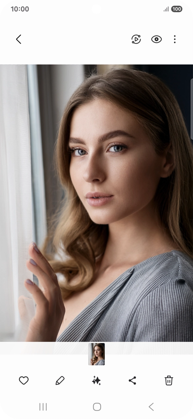 Prima o ícone de AI.