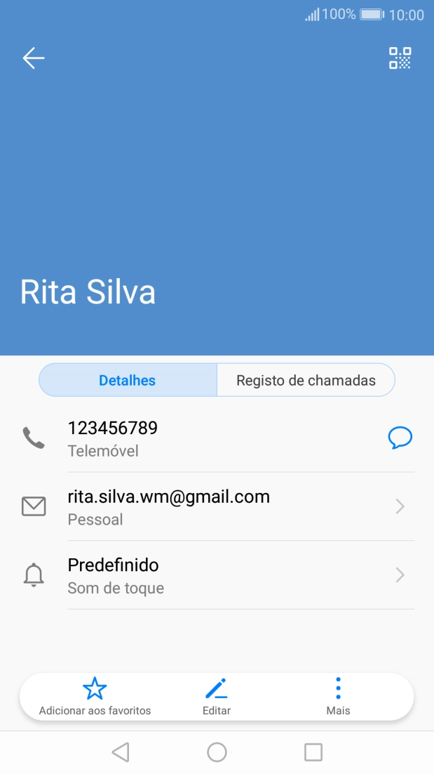 Prima o número pretendido.