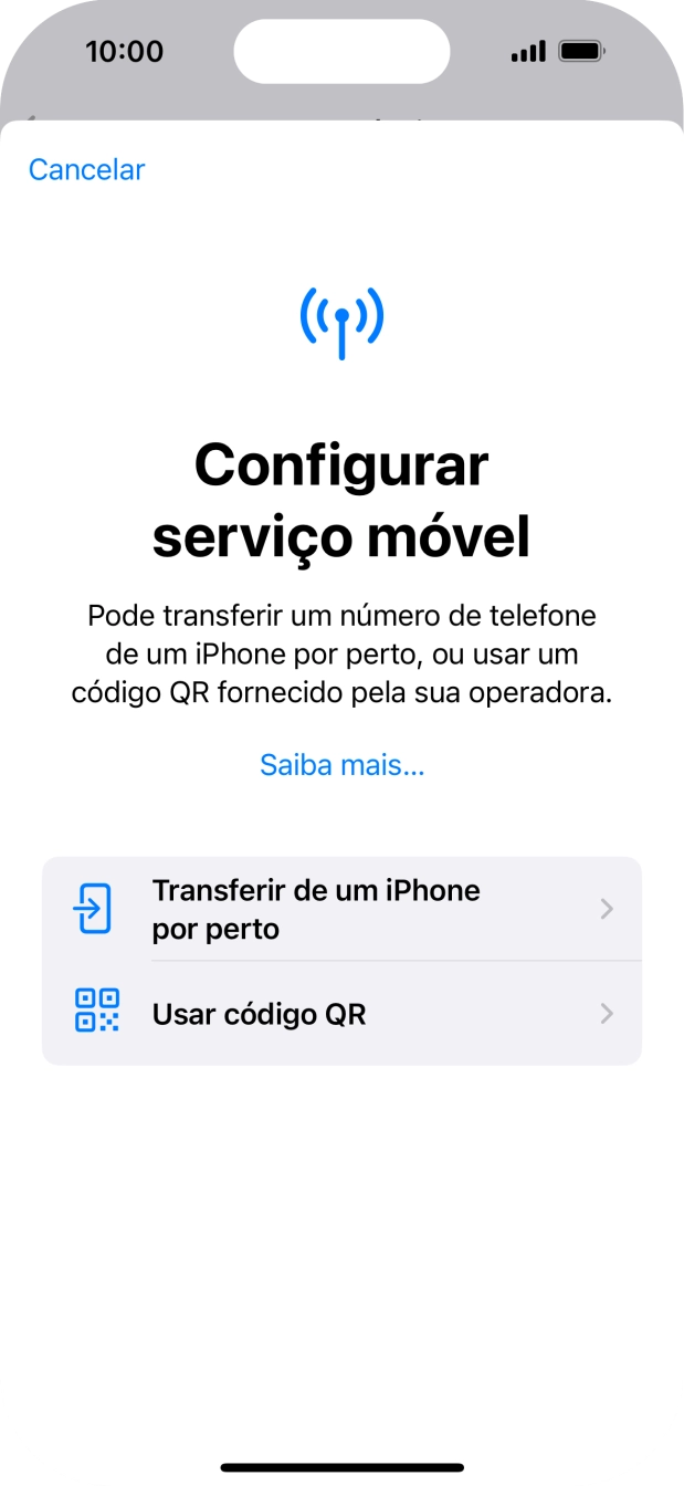 Prima Usar código QR.