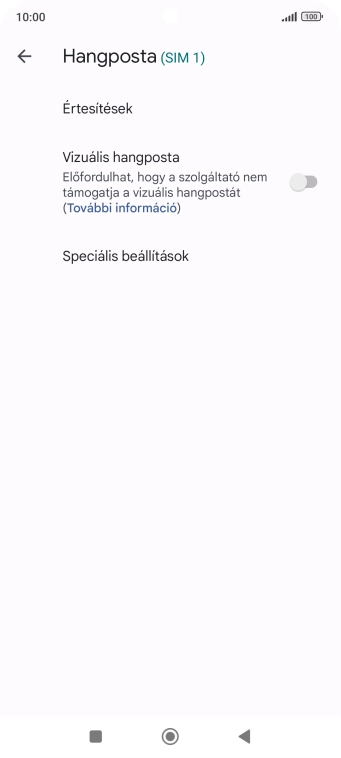 Válaszd a Speciális beállítások lehetőséget.