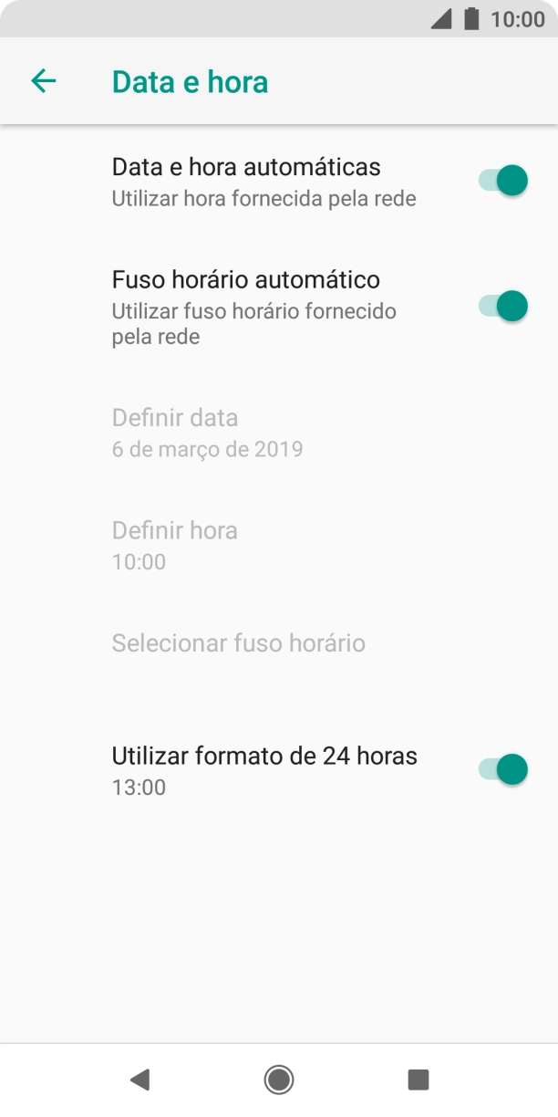Prima a tecla de início para terminar e voltar ao ecrã inicial.