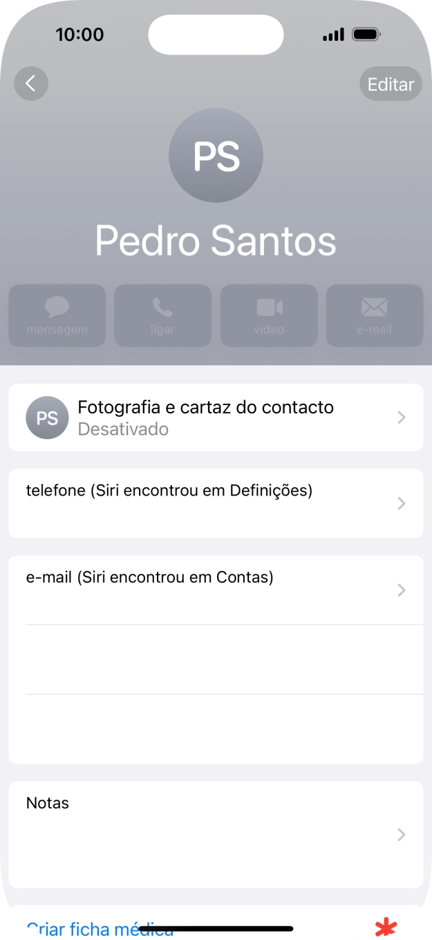 Prima Fotografia e cartaz do contacto.