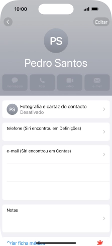 Prima Fotografia e cartaz do contacto.