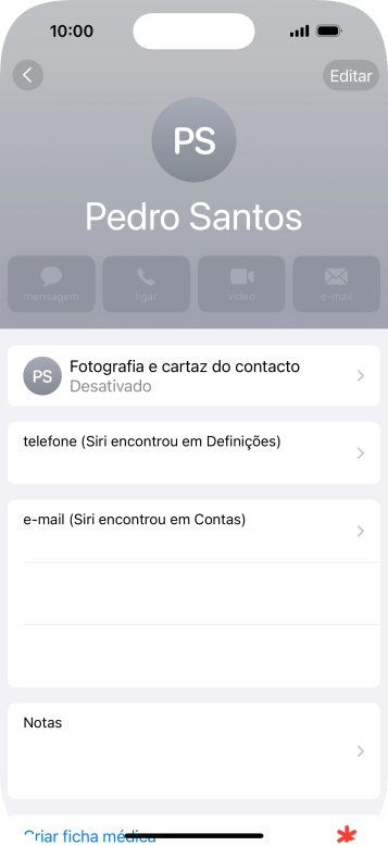 Prima Fotografia e cartaz do contacto.