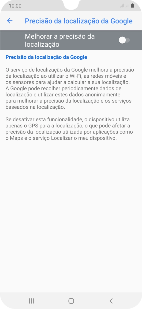 Se premir o indicador junto a 