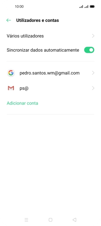 Prima a tecla de início para terminar e voltar ao ecrã inicial.