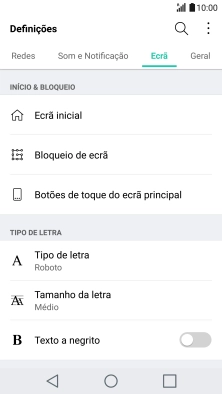 Prima Bloqueio de ecrã.