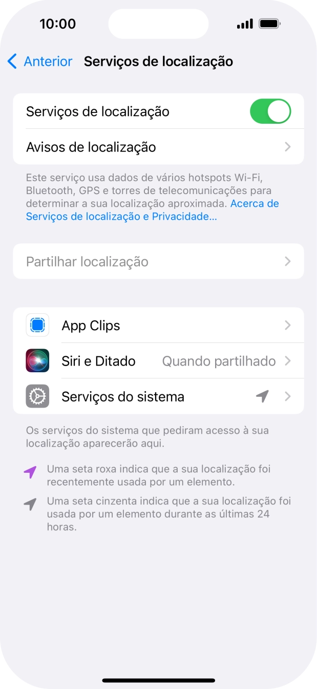 Prima a app pretendida.