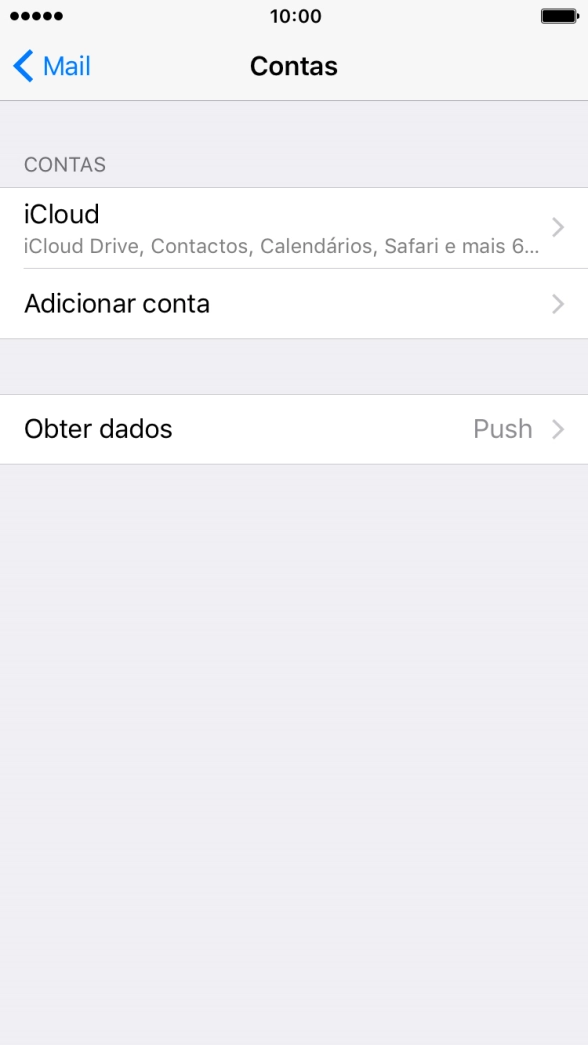 Prima Adicionar conta.